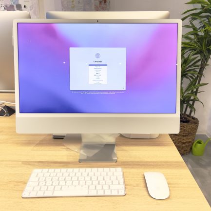 Apple iMac 24‘‘ M1, 8-Core CPU, 7-Core GPU, 256GB, 8 GB RAM,  silber